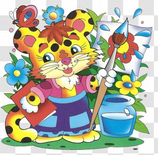 Clip Art Image School Cuteness - Animale Background Transparent PNG