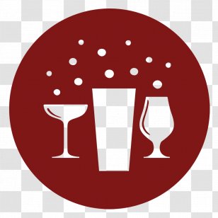 Red Wine Cocktail Distilled Beverage Glass - Stemware - Truck Cliparts Transparent PNG