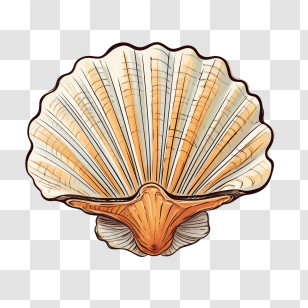 Seashell - Detailed Illustration Of A Seashell Transparent PNG