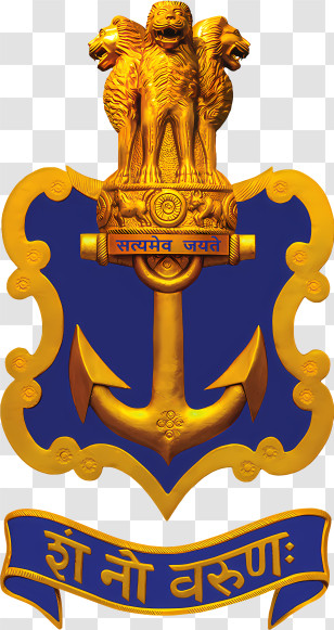 Indian Navy - Indian Navy Emblem Transparent PNG