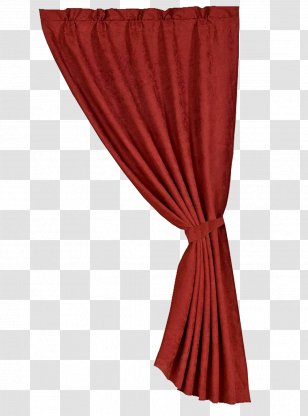 Window Curtain Drapery Suede Comforter - Living Room - Red Transparent PNG