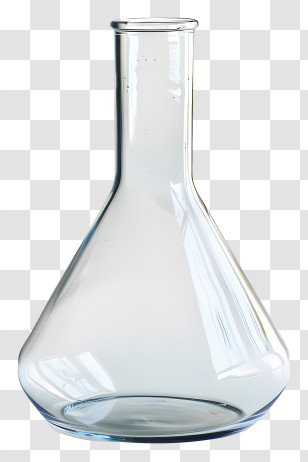 Laboratory Flask - Transparent Glass Beaker For Laboratory Use Transparent PNG