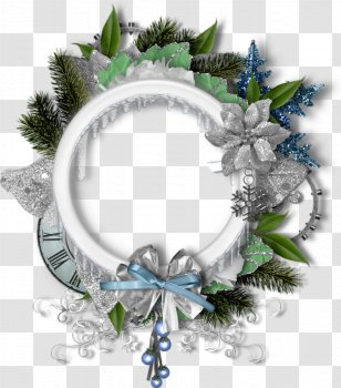 Christmas Day Clip Art Holiday Image - Ornament - Ice Frame Frost Transparent PNG