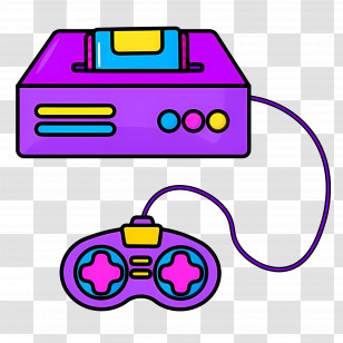 Game Controller - Retro Game Console Transparent PNG