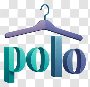 Polo Logo - Polo Word With Hanger Logo Transparent PNG