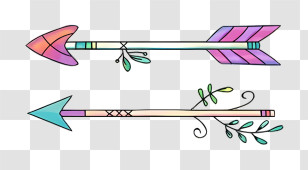 Arrow - Colorful Decorative Arrows Transparent PNG