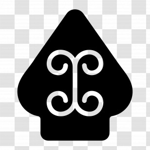 Wayang - Black Spade Symbol Transparent PNG