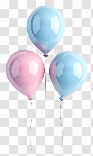 Party Balloons - Colorful Party Balloons Transparent PNG