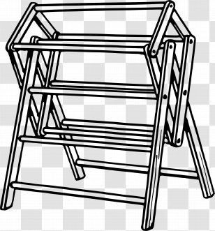 Clothes Hanger Horse Line Clothing - Armoires Wardrobes - Clipart Transparent PNG