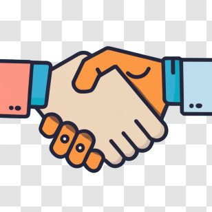 Handshake - Handshake Illustration Symbolizing Partnership Transparent PNG