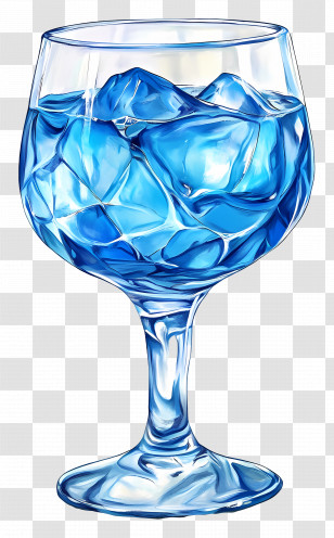 Bombay Sapphire Glass - Transparent Glass For Drinks Transparent PNG