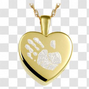 Locket Petite Size Charms & Pendants Necklace Bracelet - Handprint Heart Transparent PNG