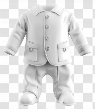 Romper - White Baby Suit Transparent PNG