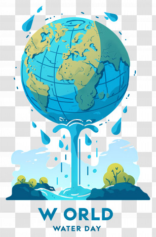 World Water Day - World Water Day Illustration Transparent PNG