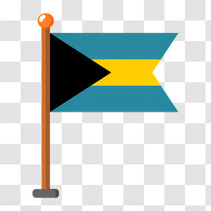 Bahamas Flag - Bahamas National Flag Transparent PNG