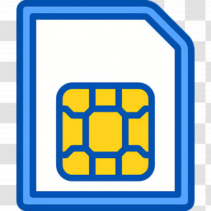 Phone Memory - SIM Card Icon Transparent PNG