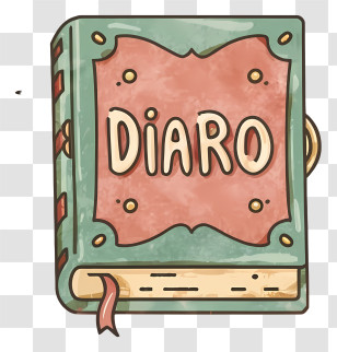 Cartoon - Diary Book Transparent PNG