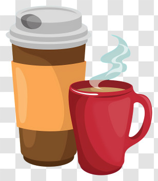 Coffee Mugs - Coffee Cups Transparent PNG