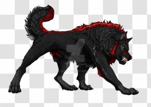 Drawing DeviantArt Digital Art Painting - Mammal - Dark Wolf Transparent PNG