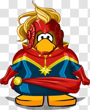 Club Penguin: Game Day! Spider-Man Falcon Superhero - Penguin - Cliparts Transparent PNG
