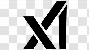 Xai Logo - Abstract Black Logo Transparent PNG