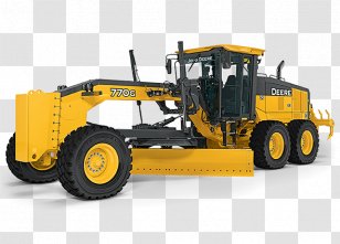 John Deere Grader Heavy Machinery Architectural Engineering Tractor - Agricultural - Swing Transparent PNG