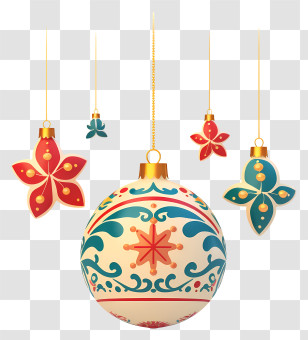 Ornament - Colorful Christmas Ornaments Transparent PNG