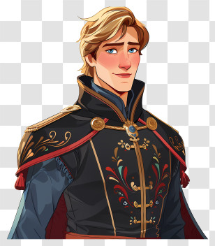 Prince Kristoff - Handsome Prince Character Transparent PNG