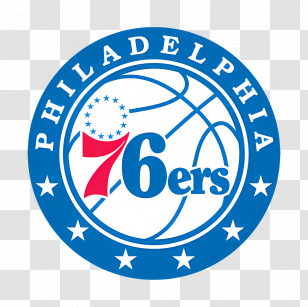Philadelphia 76ers Logo - Philadelphia 76ers Basketball Team Logo Transparent PNG