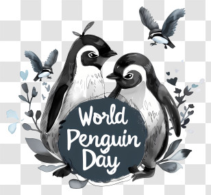 World Penguin Day - World Penguin Day Celebration Transparent PNG
