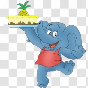Birthday Cake Elephant Clip Art - Happy To You Transparent PNG
