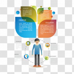 Infographic Royalty-free Idea Illustration - Logo - Creative Material Leaves Ppt Transparent PNG