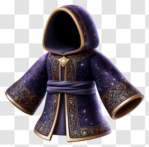 Roblox Skins - Purple Wizard Robe With Ornate Patterns Transparent PNG