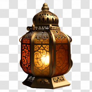 Eid Ul Adha - Antique Decorative Lantern Transparent PNG