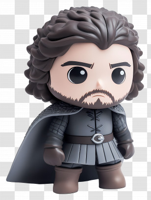 Kit Harington - Funko Pop Style Hero Action Figure Transparent PNG