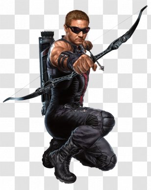 Jeremy Renner Clint Barton Black Widow Iron Man Hulk - Marvel Comics - Avengers Picture Transparent PNG