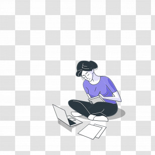 Cartoon Watercolor Painting Drawing Line Art Painting Transparent PNG