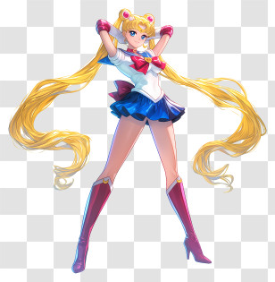 Sailor Moon - Sailor-style Anime Girl Transparent PNG
