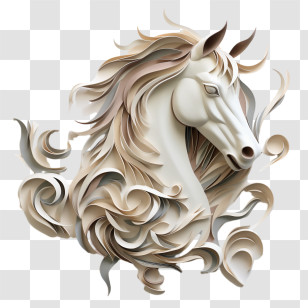 National I Love Horses Day
 - Elegant Horse Sculpture Transparent PNG