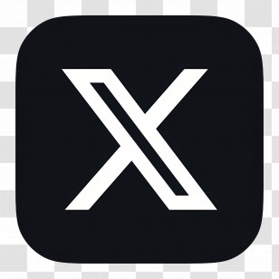 X Logo - Sleek Monochrome X Symbol Logo Transparent PNG
