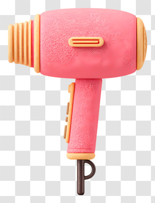 Hair Dryer - Pink Hair Dryer Appliance Transparent PNG