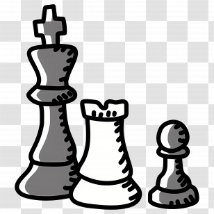 Chess - Chess Pieces For Strategy Game Transparent PNG