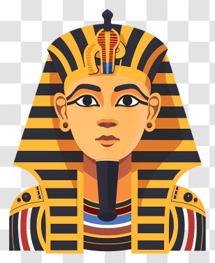 Egypt Pharaoh - Pharaoh Head Illustration Transparent PNG