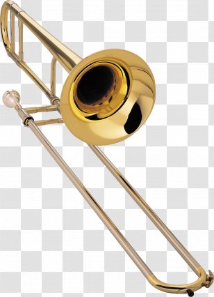 Trombone Brass Instruments Musical Ensemble - Flower Transparent PNG