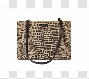 Handbag Brown Giraffe Beige Tote Bag - Kate Spade Transparent PNG