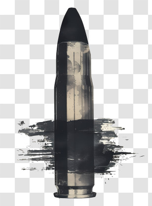 Bullet - Black Bullet Illustration Transparent PNG