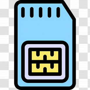 Phone Memory - SIM Card Icon Transparent PNG