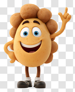 Potato Mascot - Potato Cartoon Character Transparent PNG