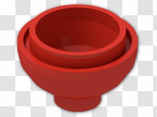 Plastic Bowl - Red - Bricks Transparent PNG