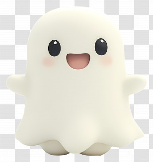 Cute Ghost - Cute Ghost Cartoon Character Transparent PNG
